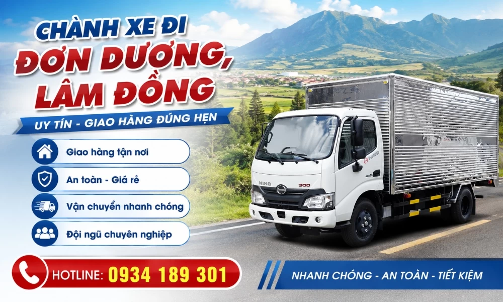 Chành xe đi Đơn Dương Lâm Đồng
