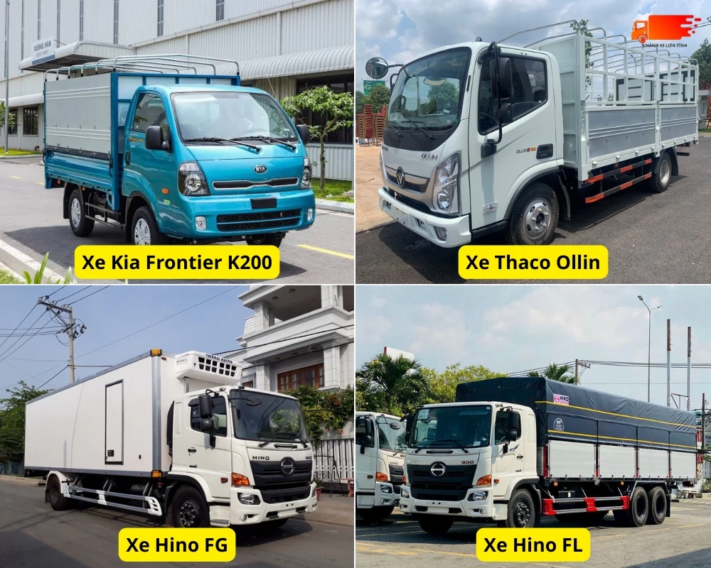 Các loại xe vận chuyển đi Bảo Lộc của Chành xe Sài Gòn Xuân Phát
