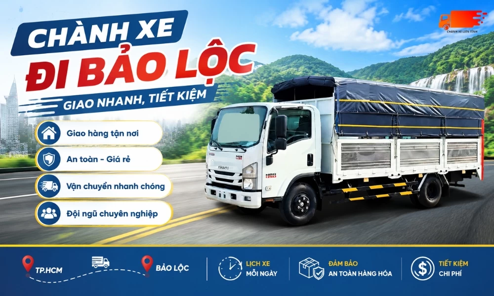Chành xe gửi hàng TPHCM đi Bảo Lộc