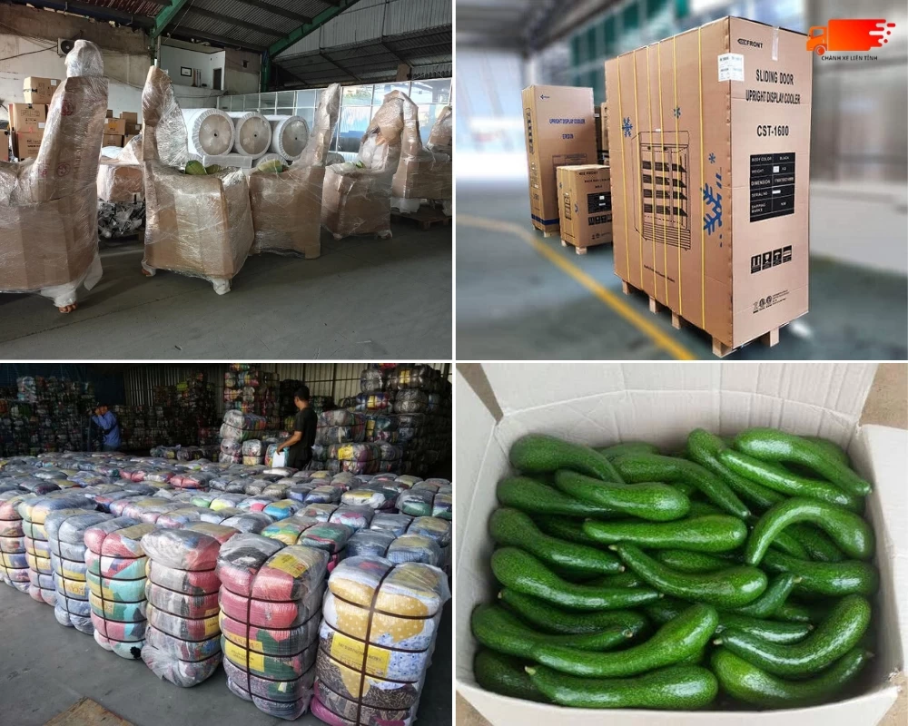Một số mặt hàng chành xe Di Linh Lâm Đồng nhận vận chuyển